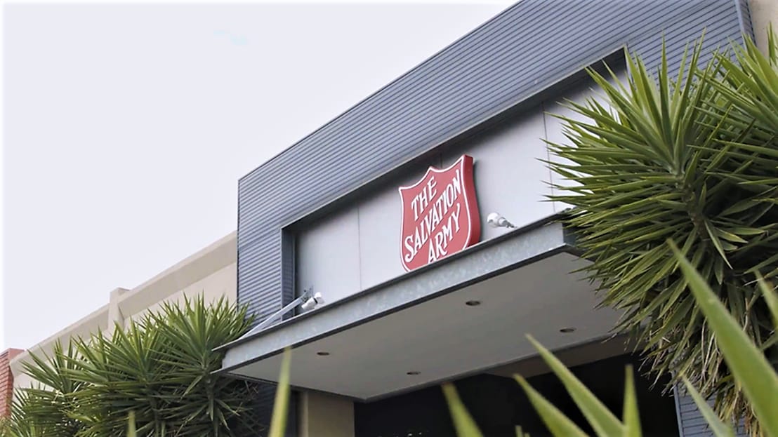 The front of the Salvation Army Melbourne office