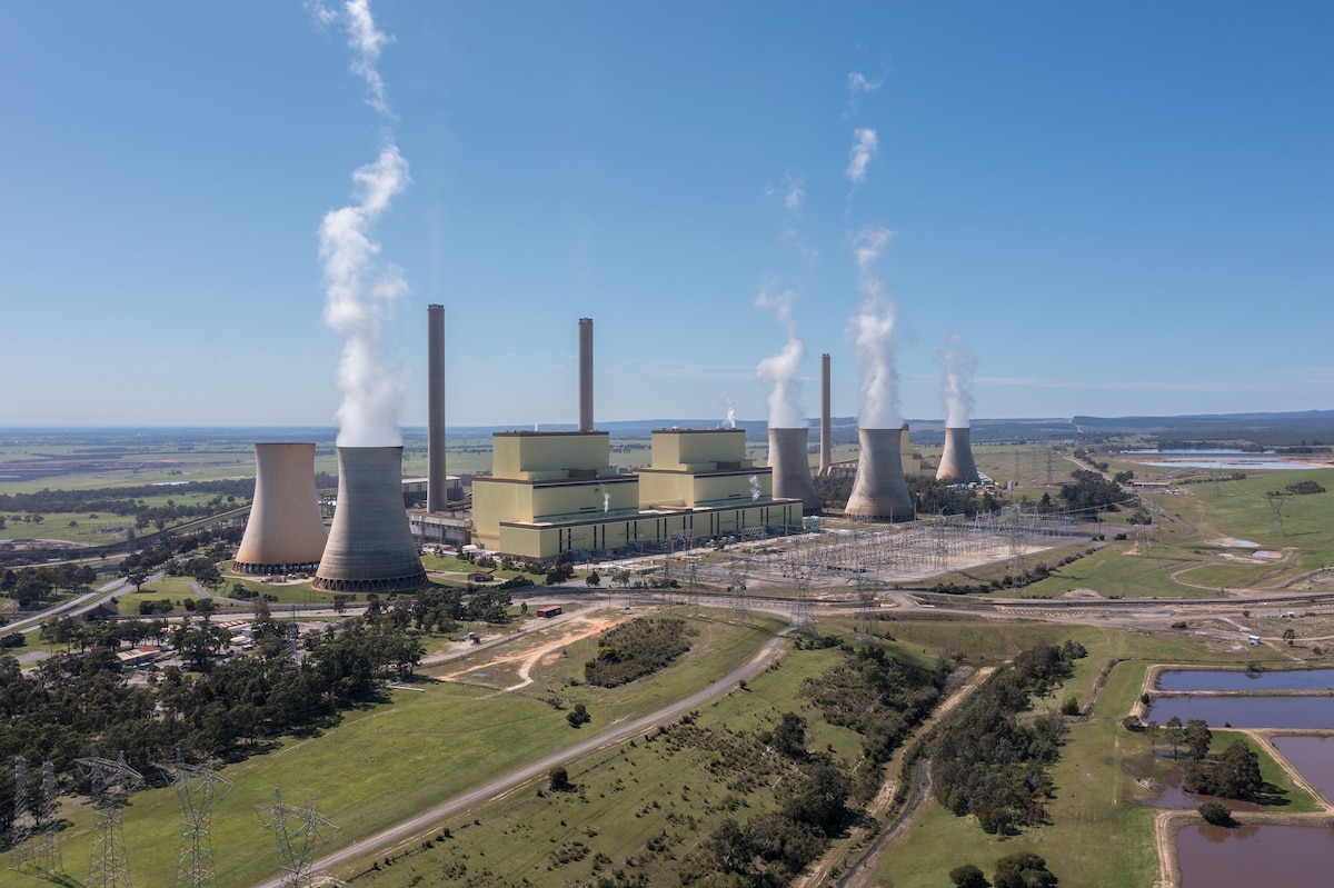 Photo of aerial view of Loy Yang mine