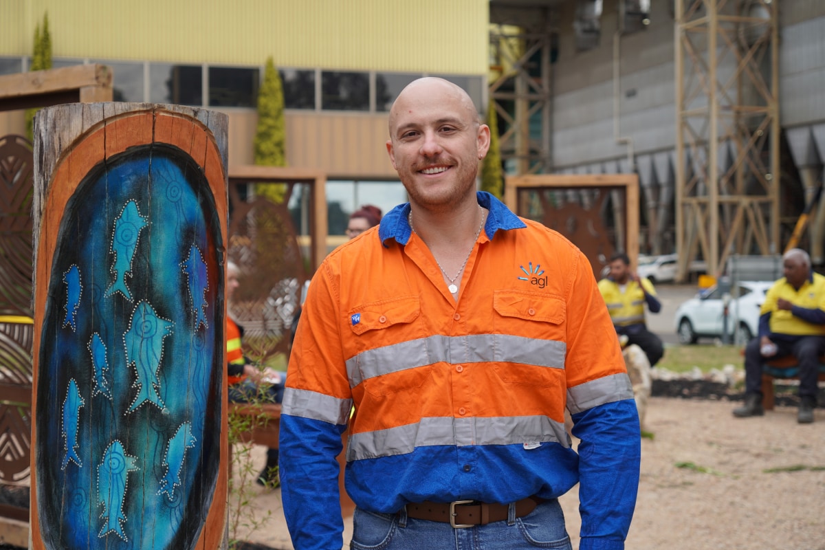 AGL emplyee and proud Kamilaroi and Darkinjung man, Mitch