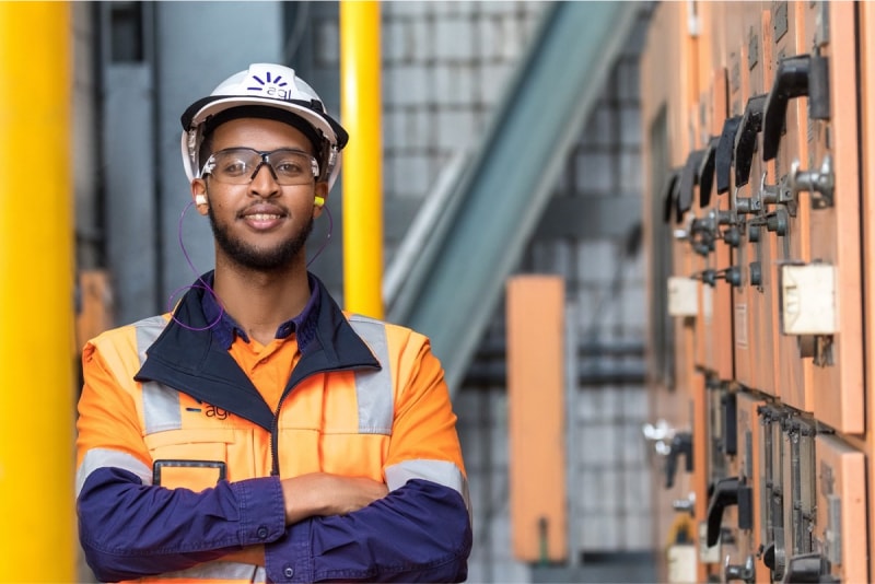 Profile shot of an Energy Operations team member