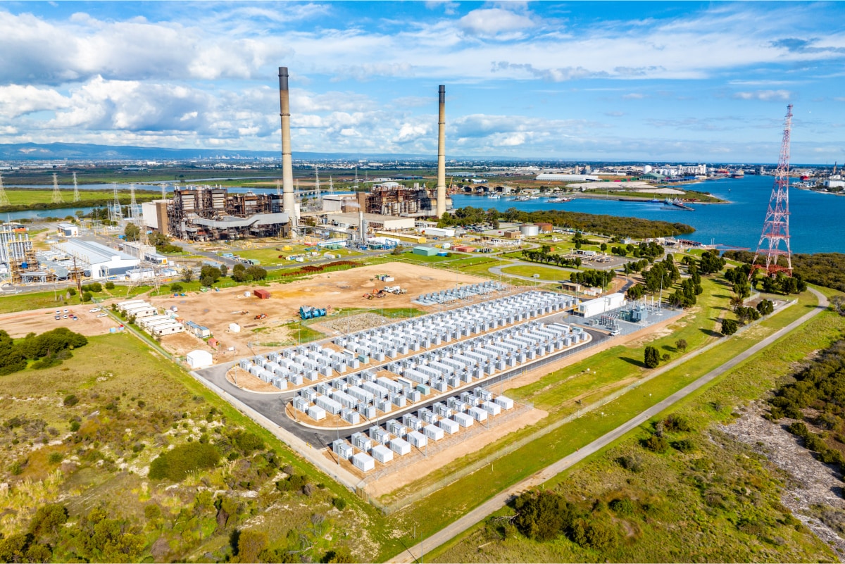 Aerial view of Torrens battery plant