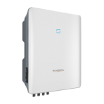 Photo of a Sungrow hybrid single phase inverter with the model number SH10RT