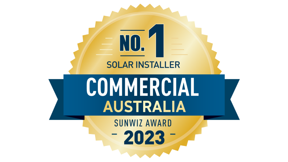 AGL #1 solar installer commercial Sunwiz Award 2023